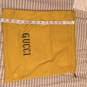 Gucci Mustard Yellow Dust Bag